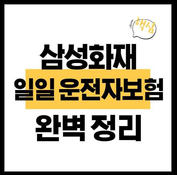 삼성화재-일일-운전자보험-완벽-정리